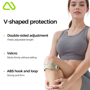 Adjustable Lightweight <strong>Silicone</strong> <strong>Antibacterial</strong> Knee Brace Patella Strap Custom Size Tendon Stabilizer Support Band Spring - Product Image 3