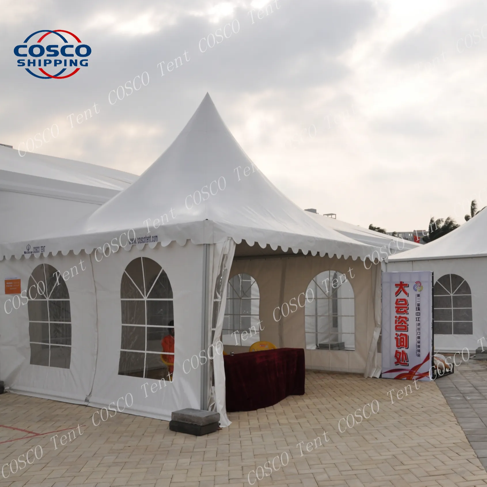 Neues Produkt Hot Sale Shelter Zelt mit PVC-Stoff