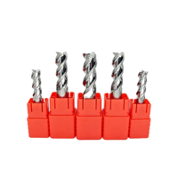 Fraise en spirale à 3 dents en carbure monobloc haute vitesse pour routeur CNC, pour alliage d'aluminium 6061/6063, fraise à queue CNC pour métal, vente en gros