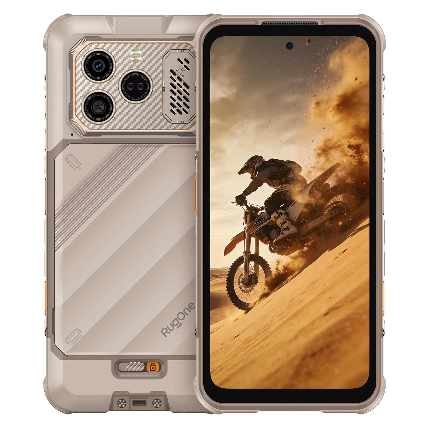 RugOne Xever 8 Swappable Battery OEM Rugged <strong>Phone</strong> Fingerprint ID Unlock AI 4G Smartphone Night Vision Camera Android Cellphone