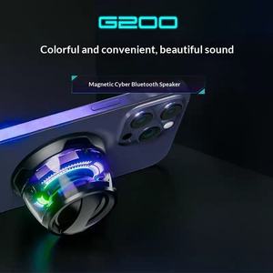 Magnetic For 5.2 Wireless Outdoor Portable RGB LED Atmosphere Light Mini Subwoofer <strong>Speaker</strong> 3W 200-500mAh USB Battery For - Product Image 4