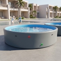 Piscine gonflable de haute qualité avec couverture pour enfants et nouveau-nés, écologique, pour les jeux aquatiques à domicile en été