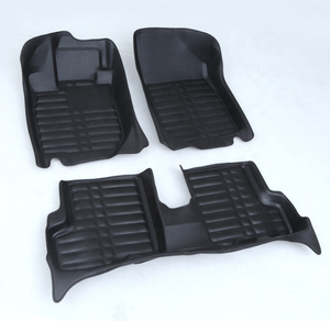 일본 2021 신형 다이아몬드 디자인 자동차 앞뒤 바닥 매트 3D 딥 디쉬 매트 5개 세트 PVC 룩 블랙/베이지 토요타 위고용 - Product Image 5