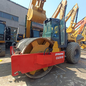 Rodillo compactador de un solo tambor Dynapac CA301D CA25 CA30 CA602 CC421 usado, con motor Cummins, bomba de potencia de 75KW, alta calidad, stock original. - Product Image 2