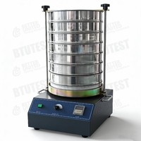 Machine de tamisage de laboratoire électrique pour l'analyse de la taille des particules, avec temps et amplitude réglables