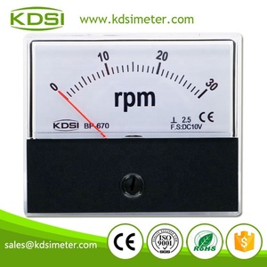 Thiết kế mới BP-670 dc10v 30 vòng/phút <span class=keywords><strong>Analog</strong></span> DC điện áp rpm Bảng điều chỉnh <span class=keywords><strong>Meter</strong></span> - Product Image 2