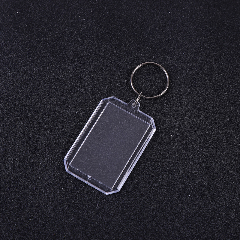 Frame For Key Rings Custom Photo Frame Keychain - Acrylic, Sporty, Eco-friendly