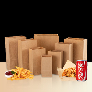 KAKA <span class=keywords><strong>cartone</strong></span> marrone imballaggio <span class=keywords><strong>per</strong></span> <span class=keywords><strong>alimenti</strong></span> <span class=keywords><strong>di</strong></span> grado <span class=keywords><strong>di</strong></span> <span class=keywords><strong>carta</strong></span> Kraft biscotti da forno sacchetti da asporto <span class=keywords><strong>per</strong></span> il negozio - Product Image 5