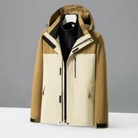 Veste en Shell Unisexe avec Logo Personnalisé, Veste Puffer pour Hommes, Imperméable, Respirante, Coupe-Vent, avec Capuche Amovible et Doublure en Duvet