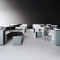 Scrivania Modulare ICON OEM, Arredamento per Ufficio Direzionale, Tavolo per Computer Resistente, Postazione di Lavoro, Cubicoli per Ufficio