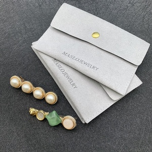 <b>Gift</b> Jewelry Packaging Small Suede <b>Envelope</b> Flap Bags - Product Image 1
