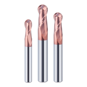 مطحنة نهاية الأنف كروية صلبة 2 فلوت كربيد HUHAO 2 فلوت كروية دائرية رأس كربيد مطحنة نهاية القاطع - Product Image 2