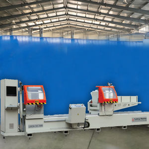 CNC Double Oblique Cut Saw para Alumínio Window Door Making Preço com desconto Motor Bearing Core Components Qualquer ângulo ajustável - Product Image 2