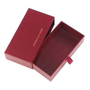 Sang trọng cứng nhắc ngăn kéo hộp trượt kéo ra món quà trang sức bao bì hộp - Product Image 3