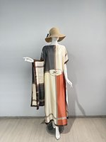 Robe de plage élégante pour les vacances de printemps, taille plus, kaftan pour femmes, vente en gros, abaya Dubaï, ensemble 2 pièces, robes ethniques arabes musulmanes