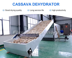 Flysun Industrial Automatic PLC Gear Mesh Belt Drying Machine for Carrots Cassava White Radish-304 Stainless Steel High - Product Image 5