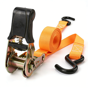 Correas de Trinquete Reforzadas de 1 Pulgada (25 mm) con Ganchos en S, Resistencia a la Rotura de 800 kg - <span class=keywords><strong>Precio</strong></span> Directo de Fábrica, Amarres de Carga Duraderos - Product Image 2