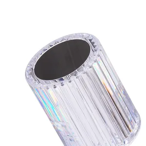 RGB USB şarj edilebilir LED lamba dokunmatik kristal masa lambası dekor masa lambası