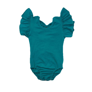 RTS - Mono de Verano de Algodón para Bebé, 40 Colores, con Mangas con Volantes, Leotardos, Mono con Lazo en la Espalda para Niñas Pequeñas, Ropa para Niños 2021 - Product Image 2