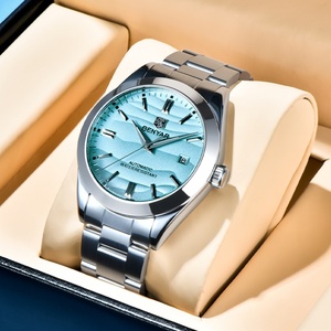 BENYAR 2025 New 40MM Desert Texture Luxury Men's Watch Night Light Stainless Steel Men's <b>Automatic</b> Watches BY-5208 - Product Image 3