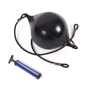 Wholesale Double End Ball Boxing Speed Dodge Ball Leather Boxing Ball with Pump for Gym MMA Boxing