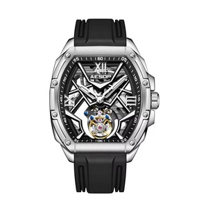 Reloj con movimiento AESOP Tourbillon para hombre, Richard Skeleton, zafiro, luminoso, mecánico, manual, resistente al agua. - Product Image 3