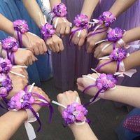 Bracelets de danse coréens professionnels en soie pour enfants, corsages personnalisés avec logo et couleur sur mesure, certifiés ISO9001
