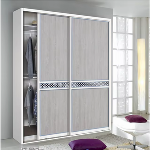 Santopova Modern <strong>Sliding</strong> <strong>Door</strong> <strong>Wardrobe</strong> <strong>with</strong> Wood - Like Finish - Product Image 4