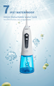Tragbarer 300ML USB-Aufladbarer Elektrischer Wasserflosser Munddusche Zahnreiniger mit Wasserdichtem Kunststoffgehäuse - Product Image 4