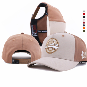 Qianzun BSCI OEM tùy chỉnh 3D thêu logo Mũ bóng chày Nam Nữ 5 bảng gorras thể thao CHA Mũ bông không thấm nước chấm trái cây - Product Image 1