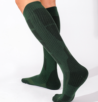 Chaussettes en laine mérinos tricotées épaisses pour l'hiver, séchage rapide, antidérapantes, résistantes à l'usure pour le ski et la neige