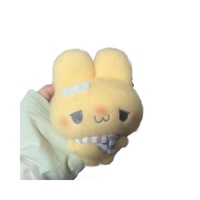 Promotion : Pendentif porte-clés en peluche lapin Crying OK Patate douce, mignon, jaune, vert, rose, jouet, cadeau, ornement à suspendre, unisexe 14+