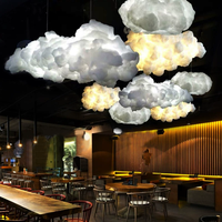 Luminaires suspendus RGB multicolores, les plus grands, contrôlables par application, pour chambre d'enfant, bar, restaurant, plafond