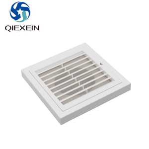 Grilles <span class=keywords><strong>de</strong></span> <span class=keywords><strong>ventilation</strong></span> carrées en plastique pour climatisation intelligente au design moderne, étanches en <span class=keywords><strong>PVC</strong></span> - Product Image 1