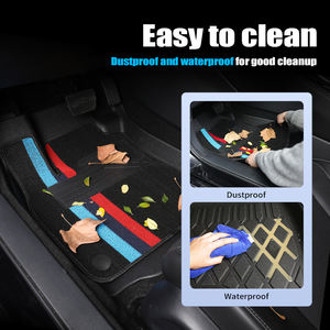Bien conçu Double couche Chenille Cargo Liner Non-Toxic Car Accessories Eco Tpe Auto Mats pour Suzuki Grand Vitara 3Door 99-08 - Product Image 6