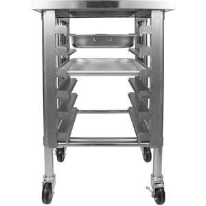 Carrito de Acero Inoxidable de 6 Niveles, Soporte Móvil con Ruedas para Equipo Comercial, para Restaurantes, Panaderías, Servicios de Catering y Cocinas - Product Image 3