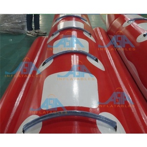Red <span class=keywords><strong>Shark</strong></span> "Jet Ski Banana Sled 10 Pasajero Inflable Banana <span class=keywords><strong>Water</strong></span> Boat para la venta - Product Image 4