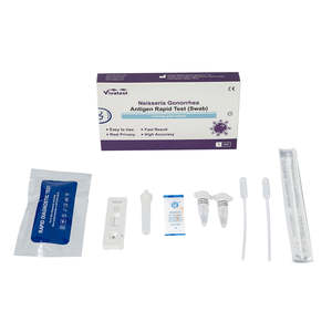 Kit de test combiné antigénique pour gonorrhée et chlamydia Vivatesi, approuvé CE, pour le diagnostic par sécrétion, utilisation manuelle, plusieurs couleurs - Product Image 2