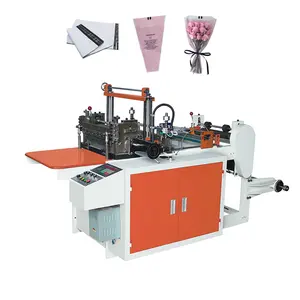 Poly Mailer Maken Machine Zak Snijmachine Volautomatische Maquina De Hacer Bolsas Zijafdichting Koerier Plastic