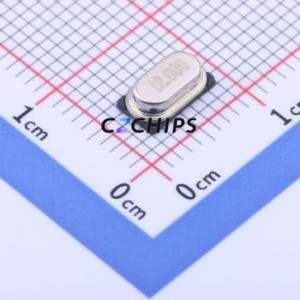 12M 12PF 10PPM Crystal (Passive) HC-49S-SMD-2P-Mini Crystal Oscillator 12MHz 10ppm 12pF 30ppm - Product Image 1