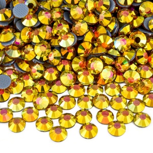 Oleeya Wholesale Gemstone Transfer Designs Sparkle Magic Crystal High Quality Glass Hotfix Rhinestone for Bows Accessories - Product Image 3