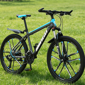 Bicicleta de Montaña MTB con Cuadro Totalmente Amortiguado, Rueda de 26 Pulgadas, Llanta de Aleación de Aluminio, Freno de Disco, Capacidad de Carga de 120 <span class=keywords><strong>kg</strong></span>, Perfecta - Product Image 1