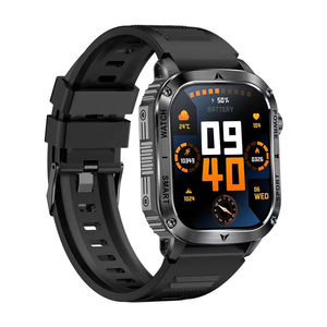 AK80 Smart <b>Watch</b> 2.01" BT Call Heart Rate Tracker Flashlight Compass 400mAH 100+Sport Modes IP68 Waterproof Outdoor Sports <b>Watch</b> - Product Image 3