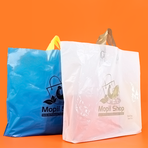 Borse in Plastica Personalizzate Resistenti per Shopping, Abbigliamento, <span class=keywords><strong>Scarpe</strong></span> e Regali con Manici in Plastica - Product Image 3