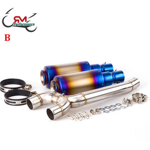 Moto D'échappement Carbone Échapper Moto D'échappement Tuyau Moyen Glisser Sur Silencieux De Course Pour Yamaha FZ-6N FZ-6S FZ6 FZ6S <span class=keywords><strong>FZ6N</strong></span> - Product Image 3