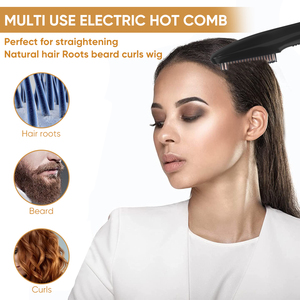 Sèche-cheveux professionnel 1200W Brosse <span class=keywords><strong>ionique</strong></span> Souffleur Peigne Brosse à air chaud Démêlant Brosse à cheveux Nouveau design <span class=keywords><strong>Lisseur</strong></span> de cheveux - Product Image 2