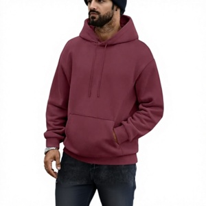 Sudadera con Capucha Personalizada para Hombre, de Felpa Sólida, Tejida, Antiarrugas, con Diseño de Logotipo, Teñida en Color Liso, 100% Algodón, Resistente al Viento, Estilo Urbano - Product Image 3