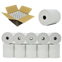 80x80mm OEM 80*60 Thermico Paper Papier thermique solide et fiable pour étiquettes d'emballage Faible taux d'erreur