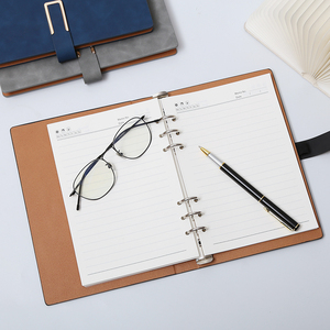 מחברת אבזם מגנטי מותאם אישית מחברת אם 5 pu-דף נייד-עלים 6 טבעת - Product Image 2