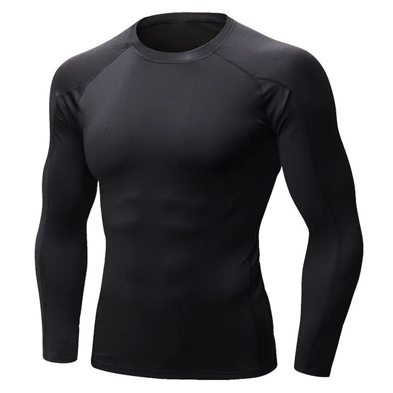 High Quality Rush Guard Men Customizable Labels Sublimation Printing Men Rash Guards Long Sleeve